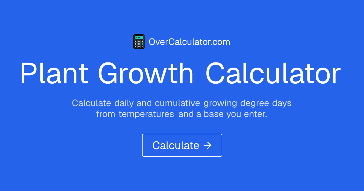 plant-growth-calculator